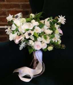 White bridal bouquets