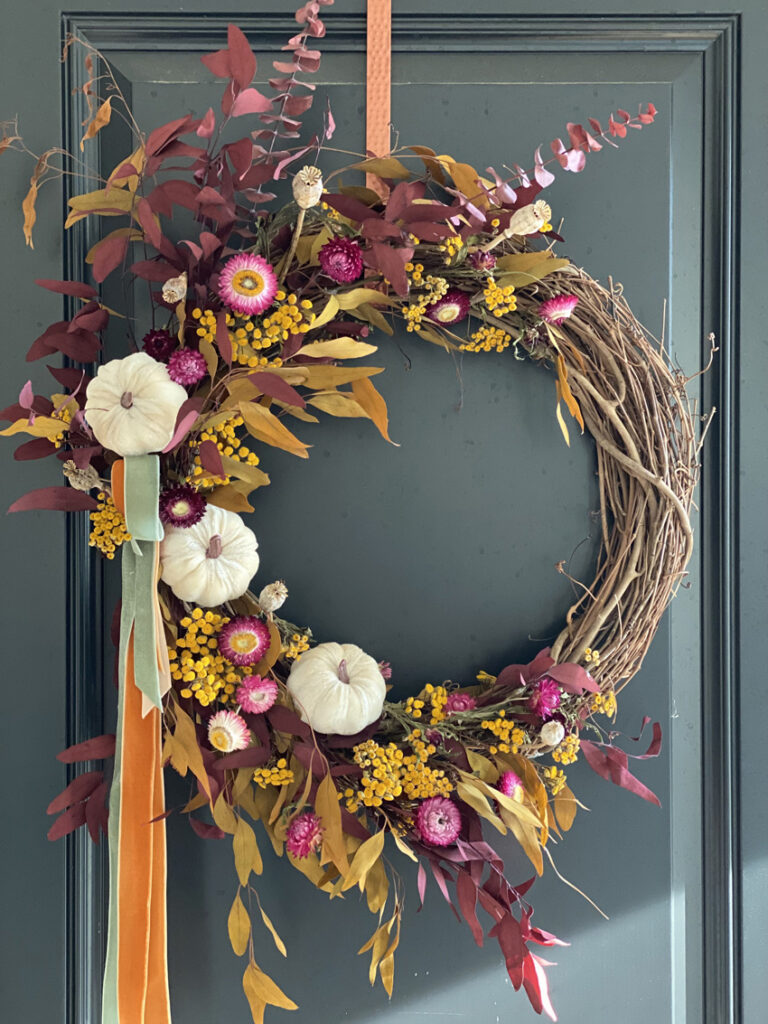 autumn wreath workshop in washington