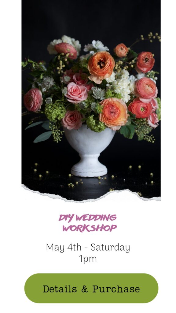 DIY Wedding Flowers Snohomish Washington, learn how to design your own wedding flowers