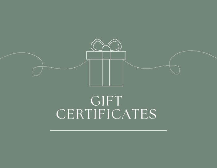 Christmas gift certificates available for floral design classes at Fleurs Creative