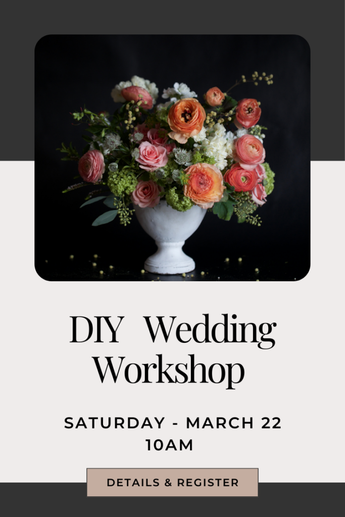 learn how to design your own wedding flowers at a floral arranging class in snohomish washington