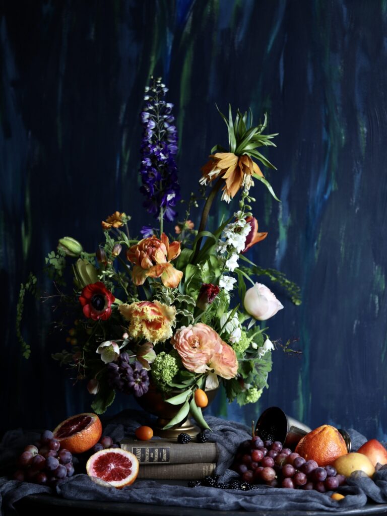 Dutch Painters inspired floral design class in Washington State