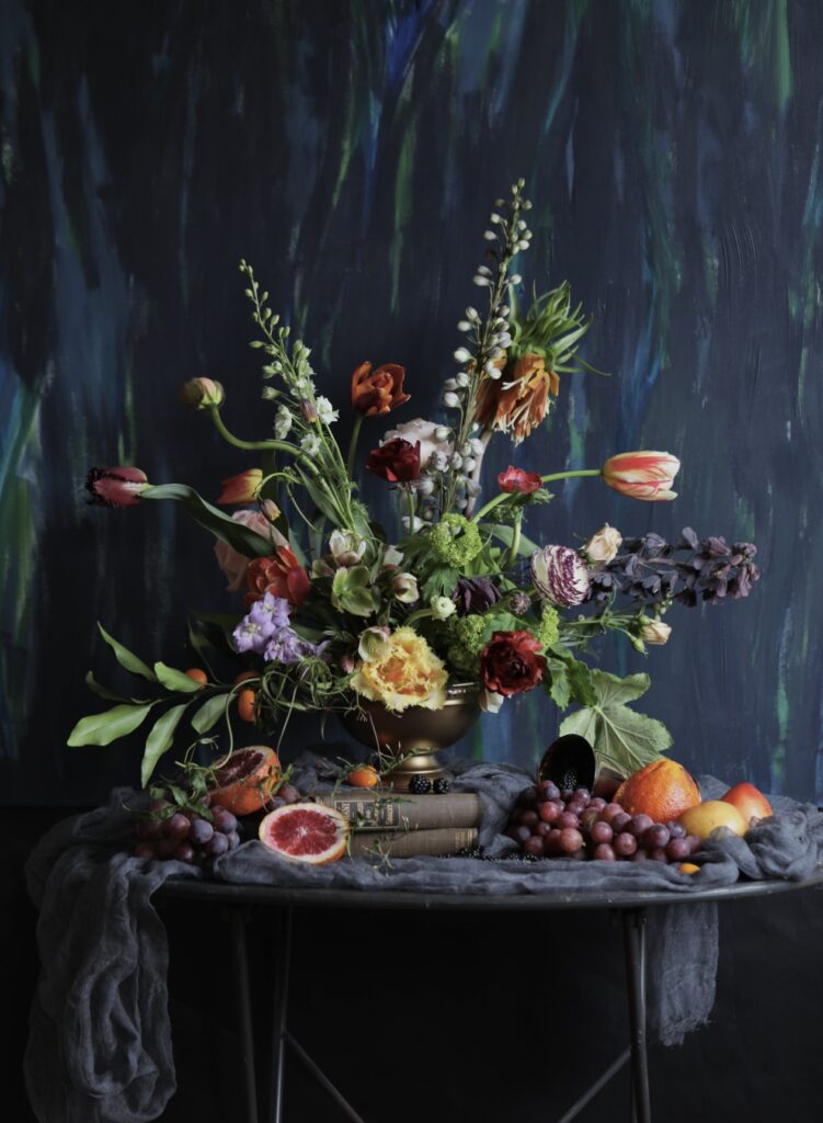 Floral Design Class inspired by Dutch Master Painters in Snohomish Washington