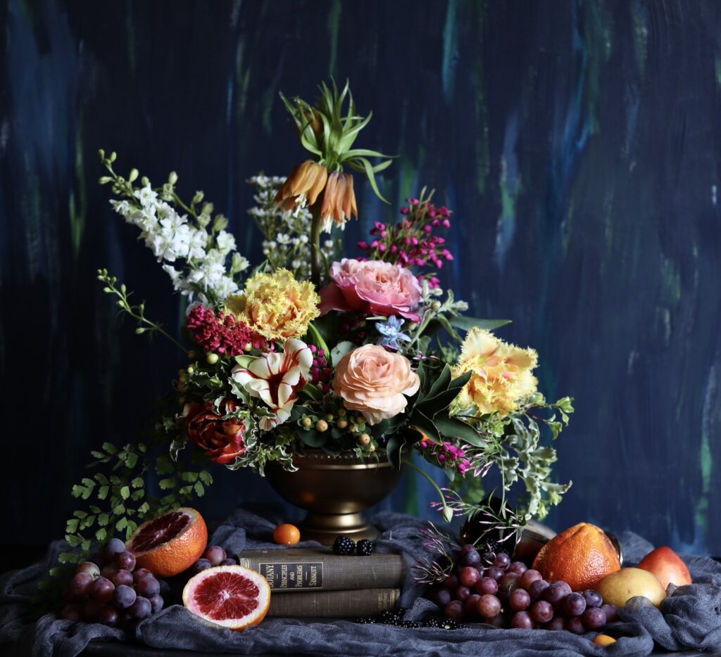 Floral Design inspired by Dutch Master Painters - class in Snohomish Washington