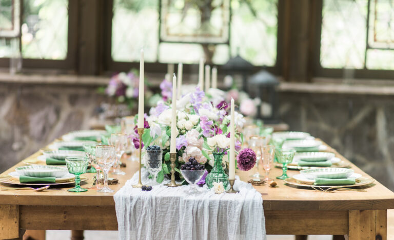 Photography by Becca Jones. Tablescape arranging class at Fleurs Creative.