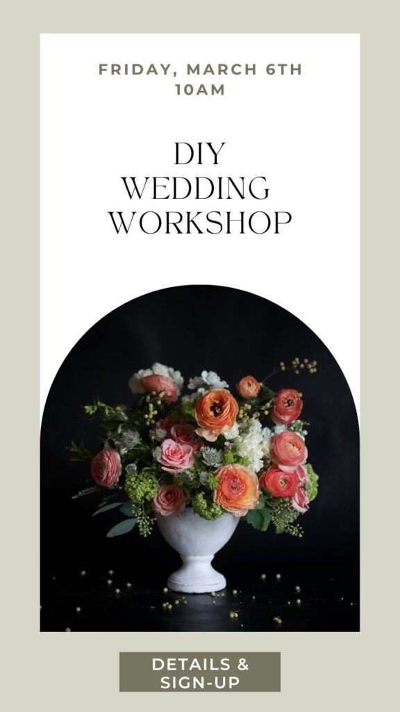 Fri March 6th 10am - DIY Wedding Workshop
